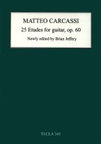 Carcassi | 25 Etudes for guitar, Op. 60 for solo guitar - Paperbound