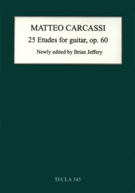 Carcassi | 25 Etudes for guitar, Op. 60 for solo guitar - Paperbound