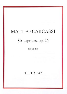 Carcassi | Six Caprices op. 26 for solo guitar - Paperbound