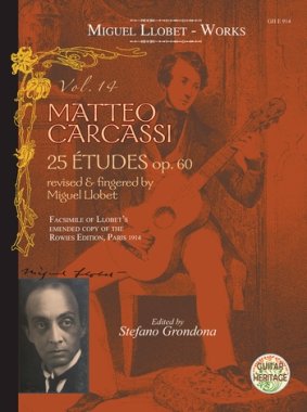 Carcassi | Vol. 14 25 Etudes op. 60 rev. by Miguel Llobet