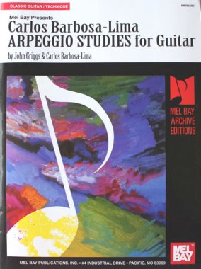 Carlos Barbosa - Lima, Arpeggio Studies for Guitar