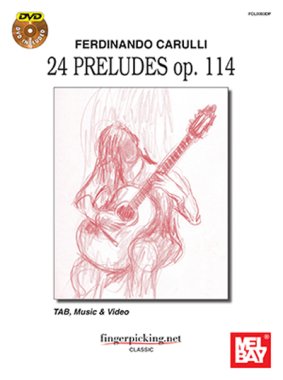 Carulli | 24 Preludes op. 114 Bk/DVD Set for Solo Guitar
