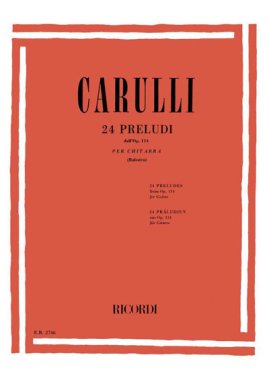 Carulli | 24 Preludi, Op. 114 for solo guitar