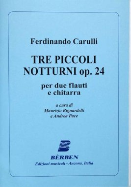 Carulli | Tre Piccoli Notturni Op. 24 for 2 flutes & guitar