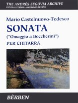 Castelnuovo | Omaggio a Boccherini for solo guitar