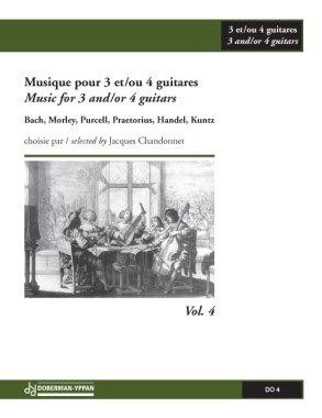 Chandonnet | Musique Pour 3 Et|Ou 4 Guitares, Vol. 4 for 3-4 guitars