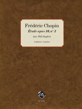 Chopin | Etude, Opus 10, No 3 for 4 guitars