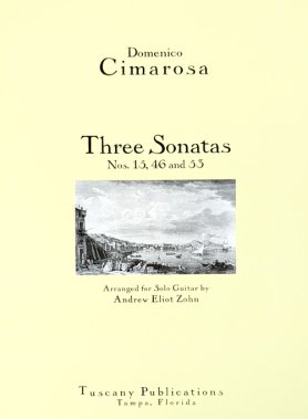Cimarosa | Three Sonatas Nos. 15,46, 53 for solo guitar