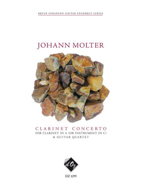 Clarinet Concerto by Johann Molter for 4 guitars and clarinet