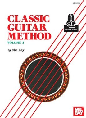 Classic Guitar Method Vol. 2 Book/Online Audio for solo guitar