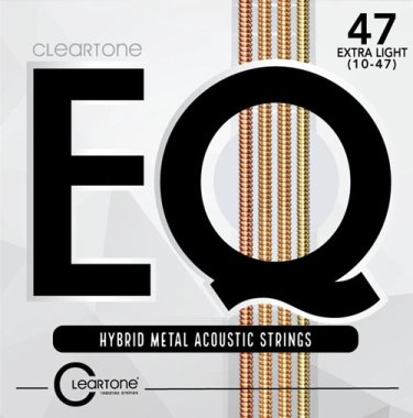 Cleartone 7810 EQ Hybrid Metal Extra Lt Acoustic Guitar Strings 10-47