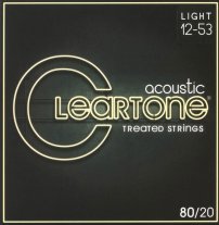 Cleartone 80/20 Bronze Acoustic Guitar Strings 7612 Light 12-53