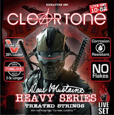 Cleartone Dave Mustaine Live Set Electric Guitar Strings 10-52