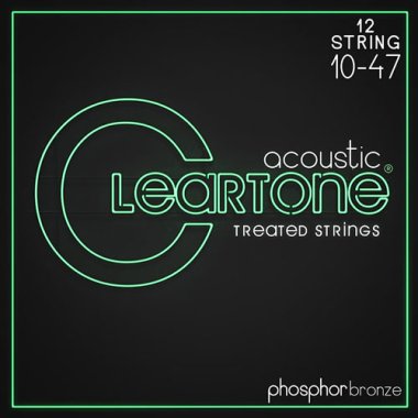 Cleartone Treated Acoustic 12 STRING Guitar Strings Ultra Light 10-47
