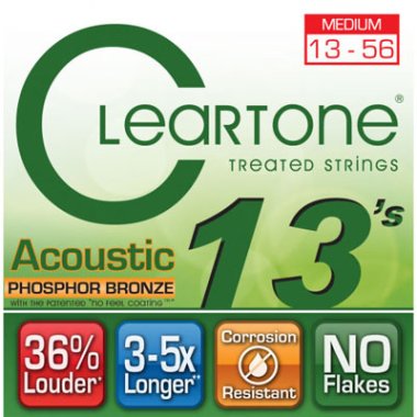 Cleartone Treated Acoustic Guitar Strings 7433 Grand Light 13-53