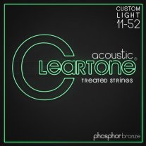 Cleartone Treated Phosphor Acoustic Strings 7411 Custom Light 11-52