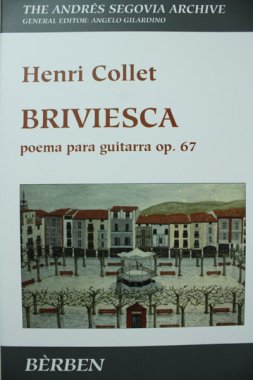 Collet | Briviesca, poema para guitarra op. 67 for solo guitar