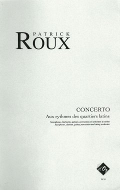 Concerto- Instruments Solistes by Patrick Roux | guit, sax, clar, perc