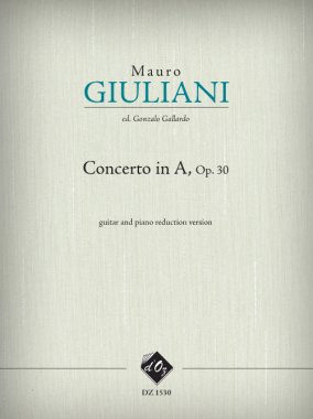 Concerto in A, opus 30 (piano rdn) by M. Giuliani for guitar and piano