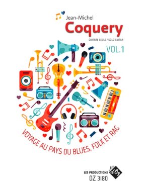 Coquery | Voyage au pays du blues, folk et rag for solo guitar