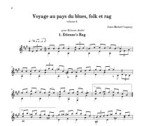 Coquery | Voyage au pays du blues, folk et rag Vol. 4 for solo guitar