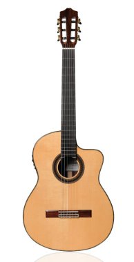 Cordoba C7-CE Nylon String Guitar Spruce/Rosewood with pickup, Gig Bag