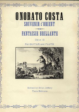 Costa | Souvenir d'Orient for flute and guitar | PDF Download