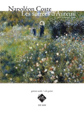 Coste | Les Soirees D'Auteuil Opus 23 for solo guitar