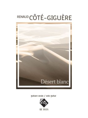 Cote | Desert blanc for solo guitar