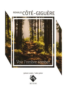 Cote | Voir l'ombre tomber for solo guitar