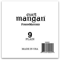 Curt Mangan Plain Steel Single Guitar String, Ball End .009