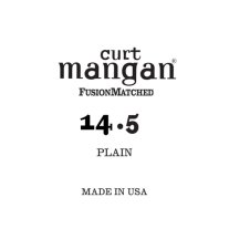 Curt Mangan Plain Steel Single Guitar String, Ball End .0145