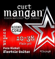 Curt Mangan Pure Nickel, Round Core Electric Guitar, 10-38, "Hendrix"
