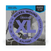 D'Addario Balanced Tension Electric Guitar Strings EXL115BT Med 11-50