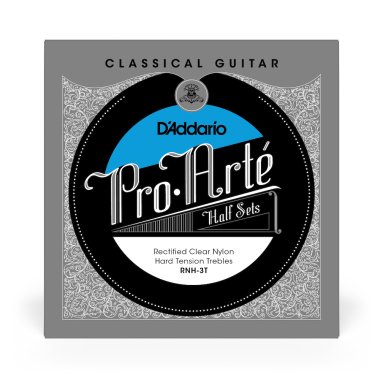 D'Addario Classic Rectified Nylon HT Guitar Strings RNH-3T, Treble Set