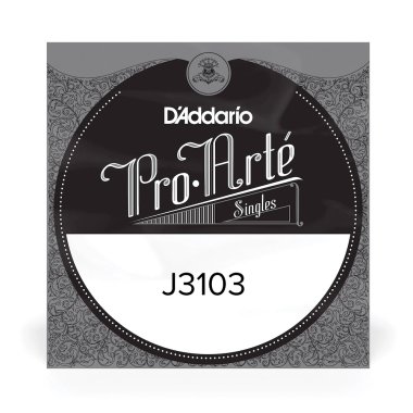 D'Addario Classic Rectified Nylon J3103 3rd string g hard tension .041