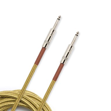 D'Addario Custom Series 15 ft. Braided Instrument Cable, Tweed