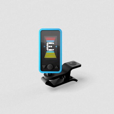 D'Addario Eclipse Clip-On Headstock Tuner, Blue PW-CT-17BU