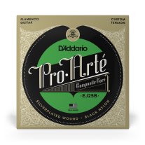 D'Addario EJ25B Flamenco Guitar Strings with Black Trebles, Full Set