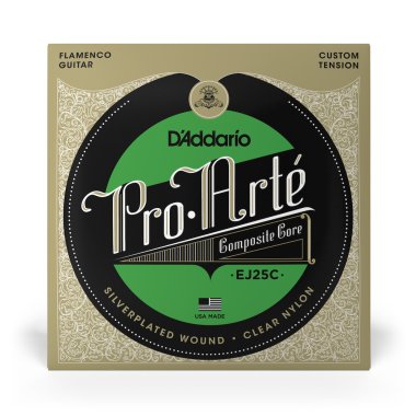 D'Addario EJ25C Flamenco Guitar Strings with Clear Trebles, Full Set