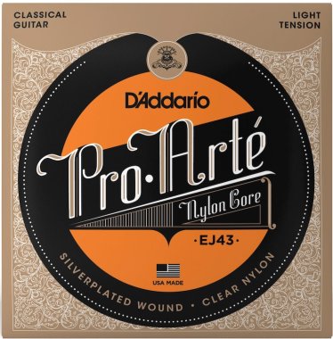 D'Addario EJ43 Pro Arte LT Classical Guitar Strings, Full Set