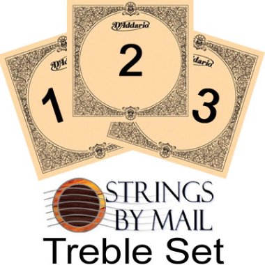 D'Addario EJ46 Pro Arte Hard Tension CNH-3T, Treble Set