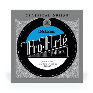 D'Addario EJ50 HT Black Nylon Guitar Strings BNH-3T, Treble Set