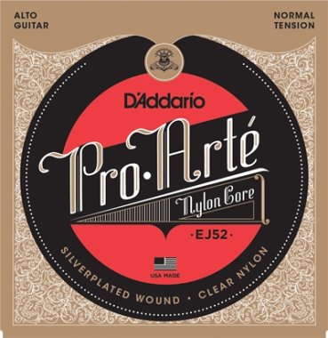 D'Addario EJ52 Pro Arte Alto Nylon Guitar Strings, Full Set