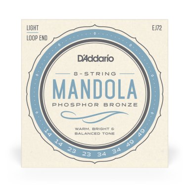 D'Addario EJ72 Phosphor Bronze Mandola Strings Loop-End (14-49)