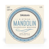 D'Addario EJ73 Phosphor Bronze Mandolin Strings, Light 10-38