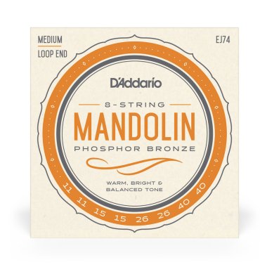 D'Addario EJ74 Phosphor Bronze Mandolin Strings, Medium 11-40