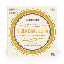 D'Addario EJ82C Viola Brasileira Set, Cebolao Mi and Boiadeira