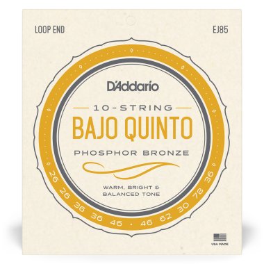 D'Addario EJ85 Bajo Quinto, Full Set