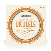 D'Addario EJ87B Titanium Ukulele, Baritone